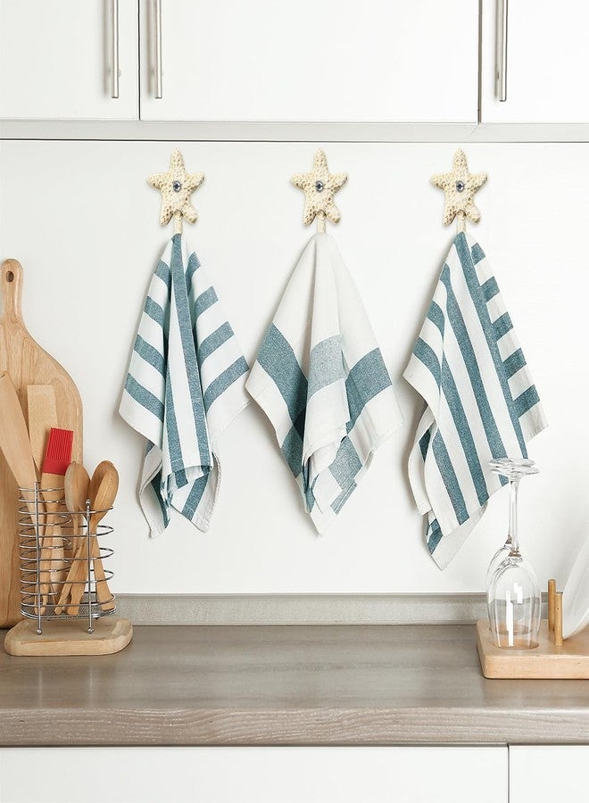 BESTYASH Star Fish Hook Set of 3 Decorative Wall Hooks Coastal Nautical Design for Hanging Keys Towels and More 4 33 X 2 76 X 1 57 Inch - Image 2